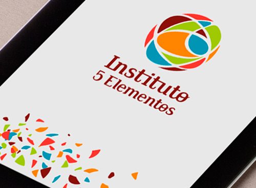 Criação do Logotipo do Instituto 5 Elementos - Aplicação