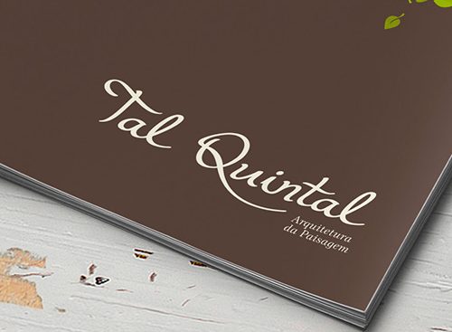 Criação da Marca da Tal Quintal - Aplicação Capa