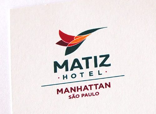 Criação da marca do Matiz Hotel